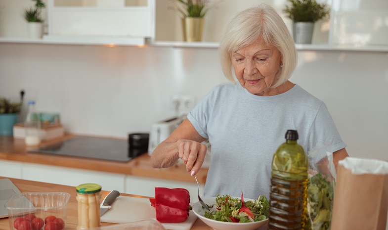 Alimentación saludable en las personas mayores